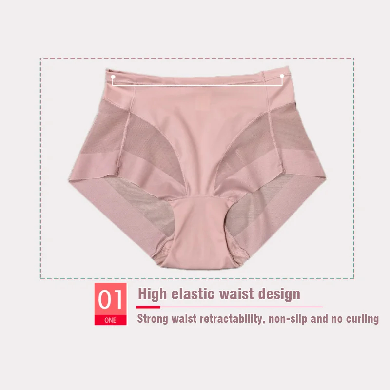 💥Today's Promotion-[SAVE 50% OFF]--High Waist Leak proof Ice Silk Seamless Shaping Briefs(2PCS/SET)--BUY 2 GET 10% OFF & FREE SHIPPING