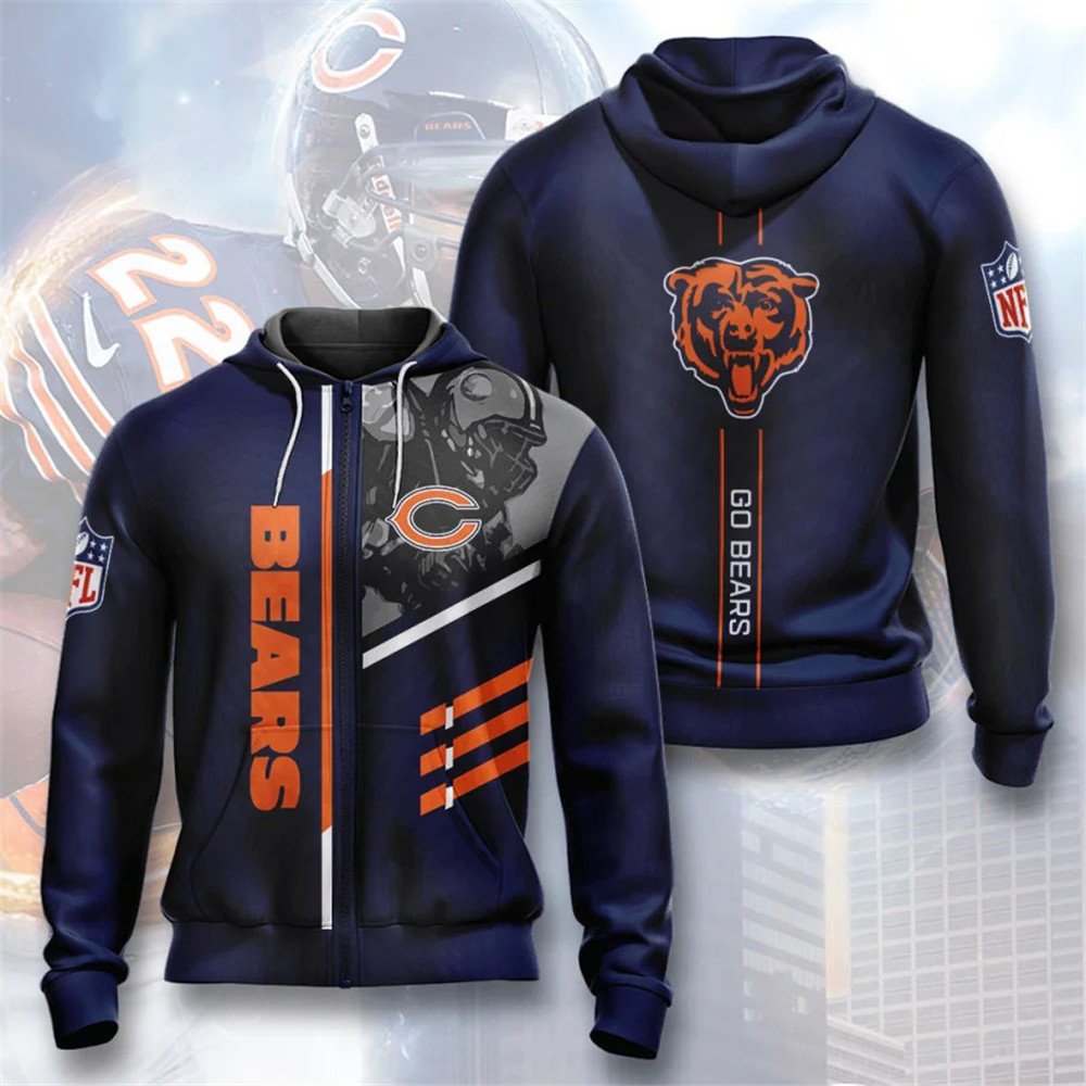 CHICAGO BEARS 3D HOODIE CCBB010
