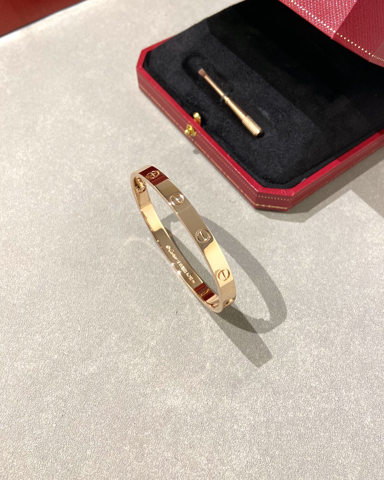 Cartier wide diamond-free bracelet