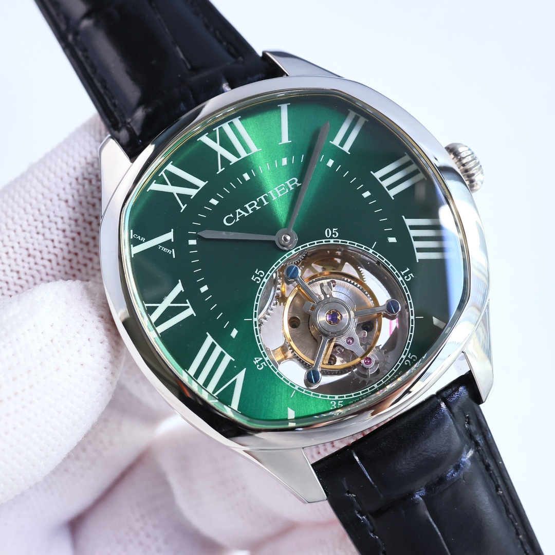 Cartier True Flywheel KF1 Rotonde de Cartier Tourbillon Cadran Love Tourbillon Watch