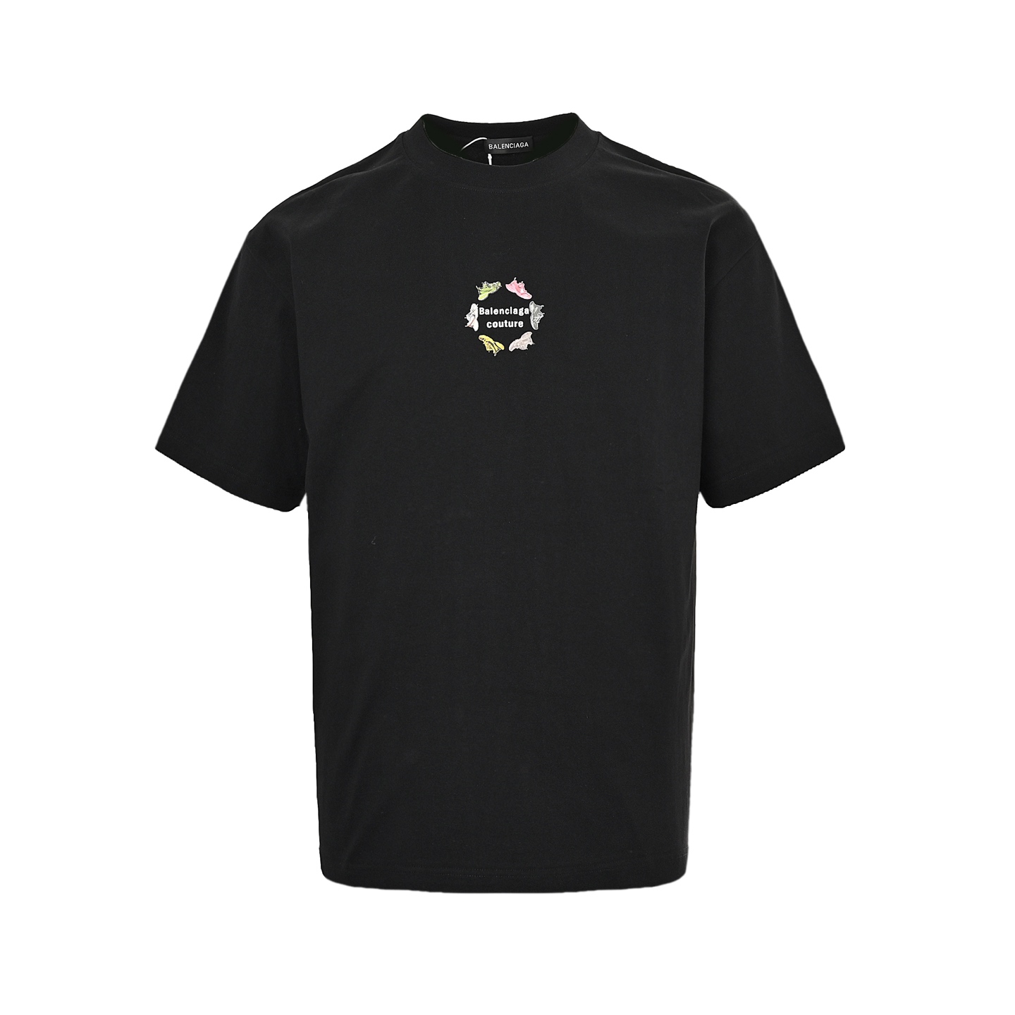 Balenciaga 25ss dad shoes with lettering print short sleeves