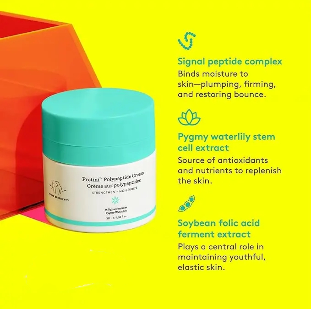Drunk Elephant Protini Polypeptide Firming Refillable Moisturizer 50ml/1.7oz Skincare Skin Repair,Moisture,Moisturizing,Comfort