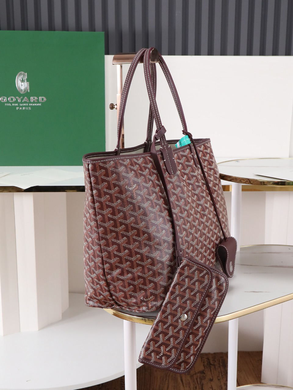 Goyard saint louis small shopping bag 020146