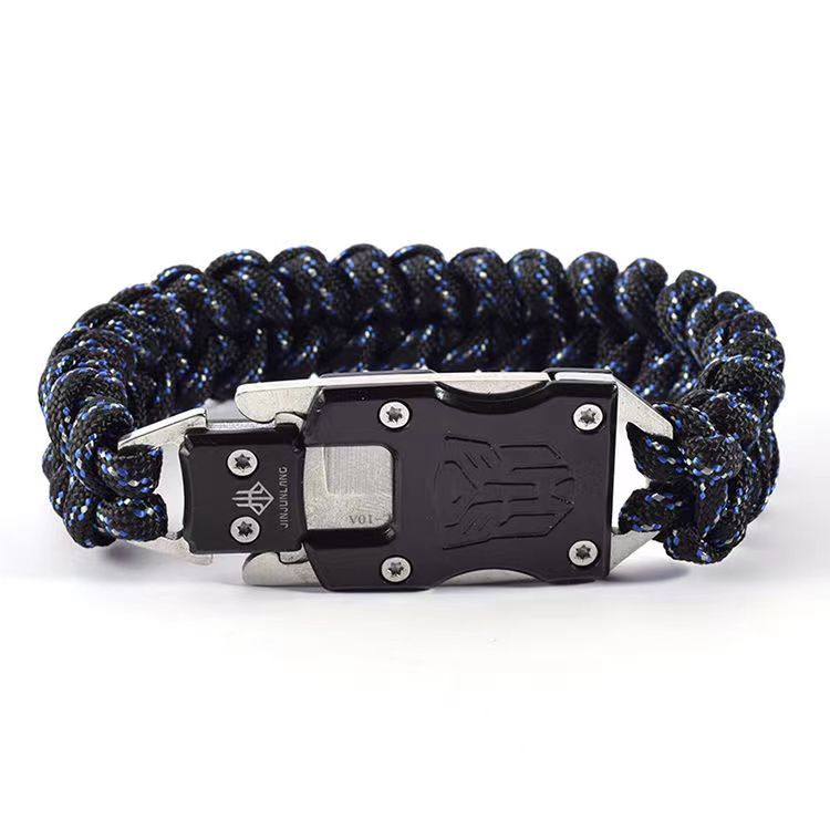 Outdoor Survival Paracord Bracelet Knife
