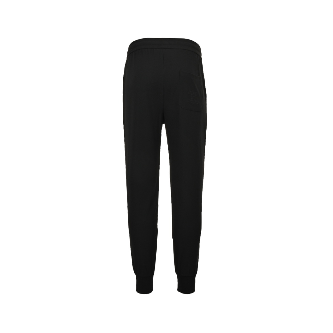 Burberry embroidered warhorse logo waffle thin trousers