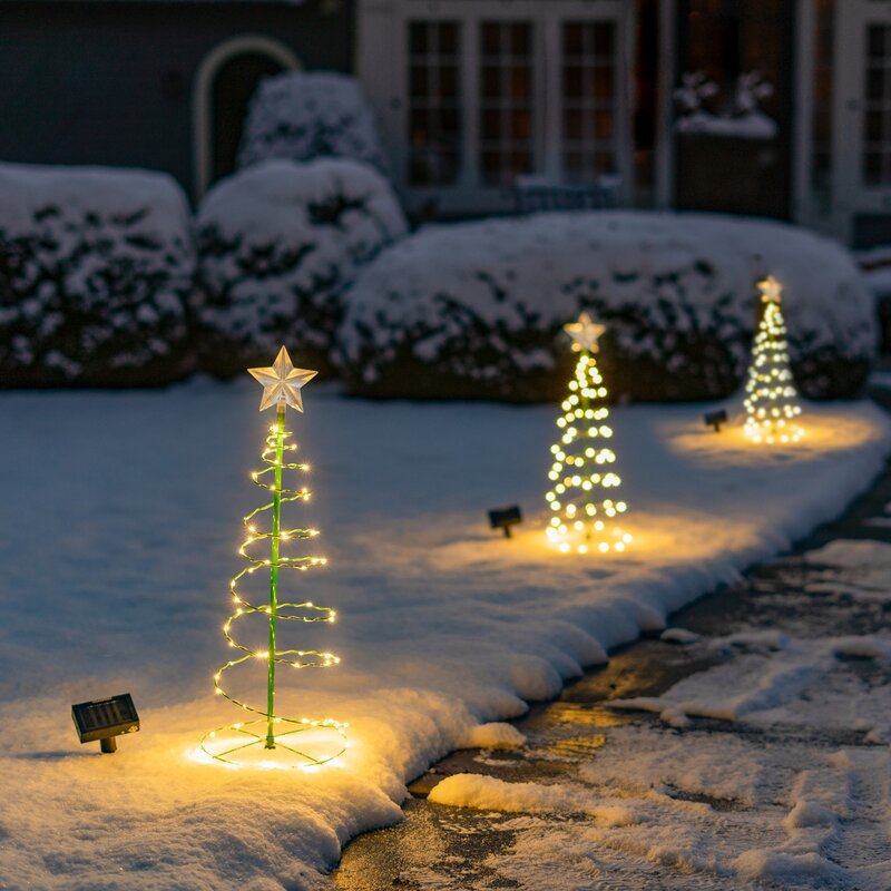 Solar Metal LED Christmas Tree (🔥Buy 2 Get 1 Free & Free Shipping)