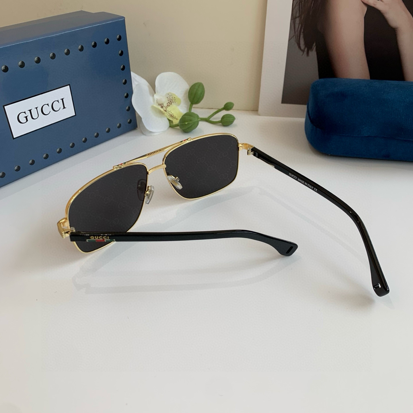 Gucci Round Frame Sunglasses