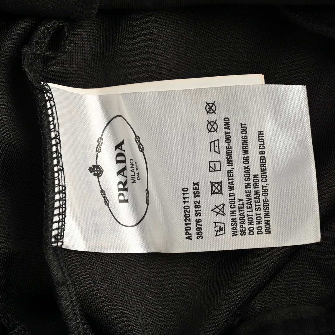Prada Pocket triangle logo cotton cargo trousers