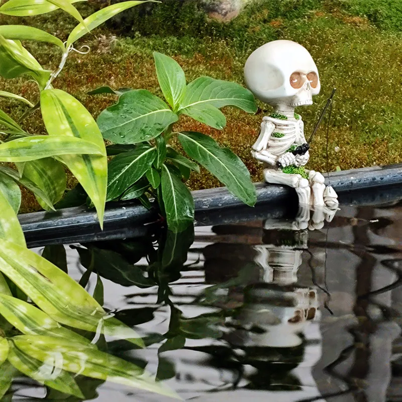 🔥Last Day Promotion-50% OFF🔥FISHING SKELETON GARDEN ACCESSORY