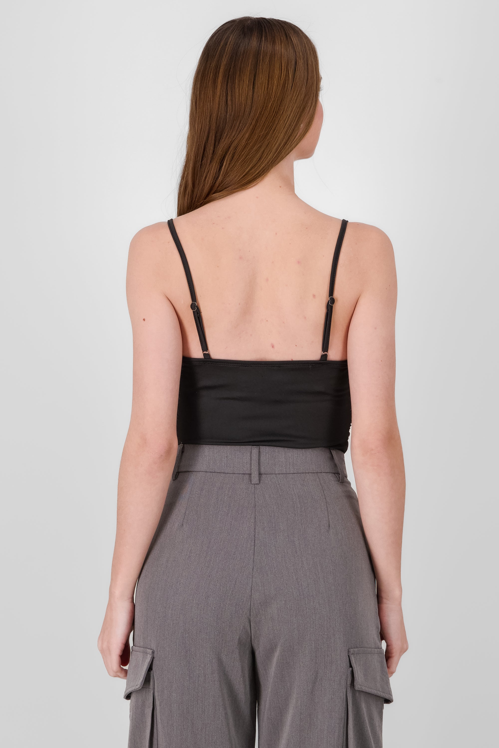 Solid Ruched Bodysuit