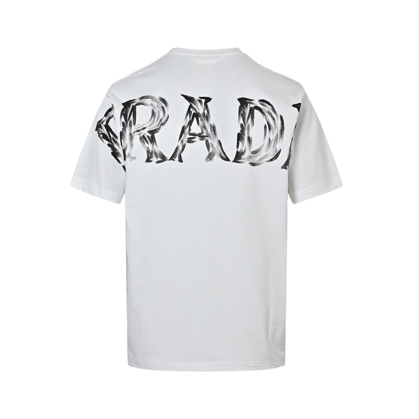 Prada 25ss handmade graffiti inkjet print short sleeve