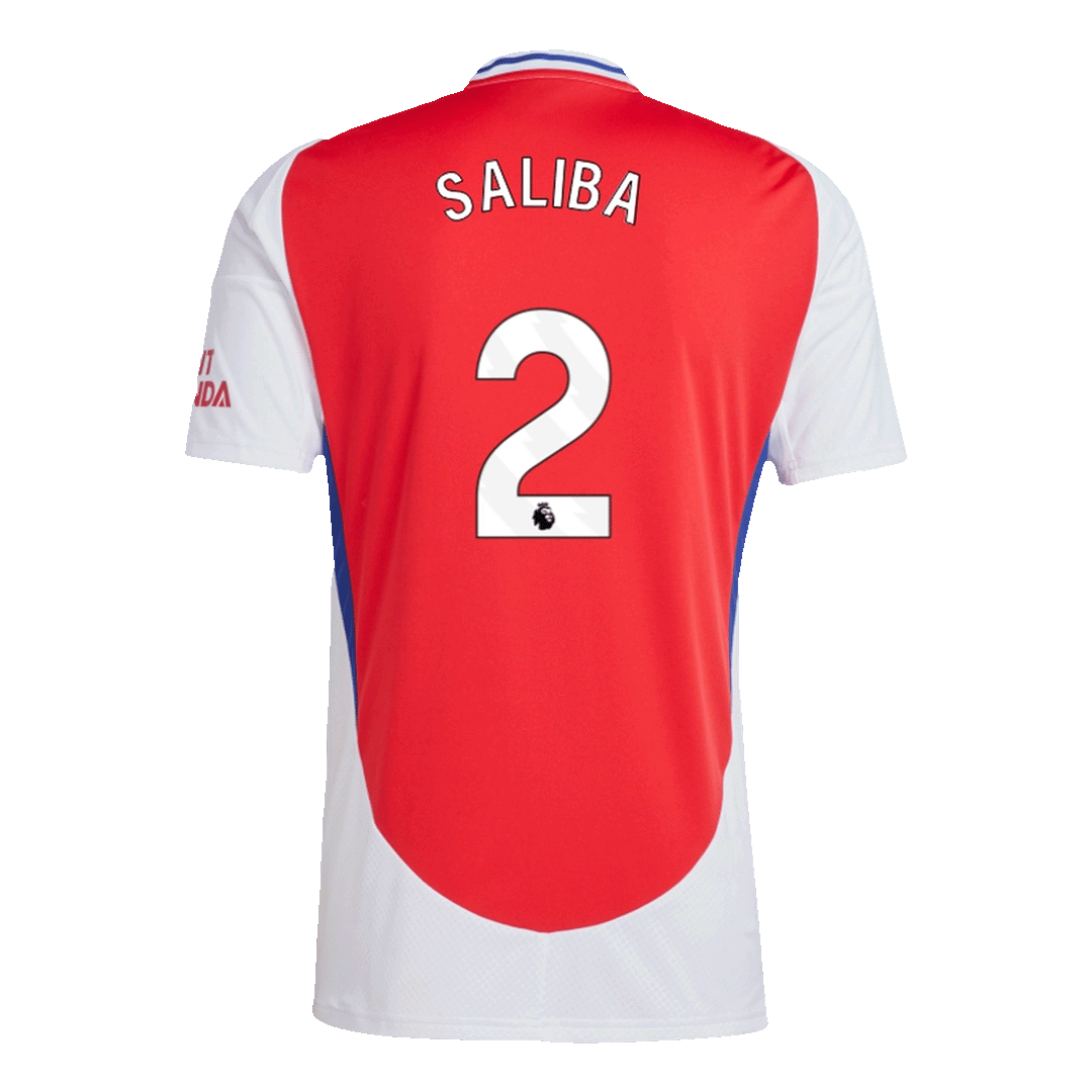 SALIBA No. 2 Arsenal football shirt 2024/25
