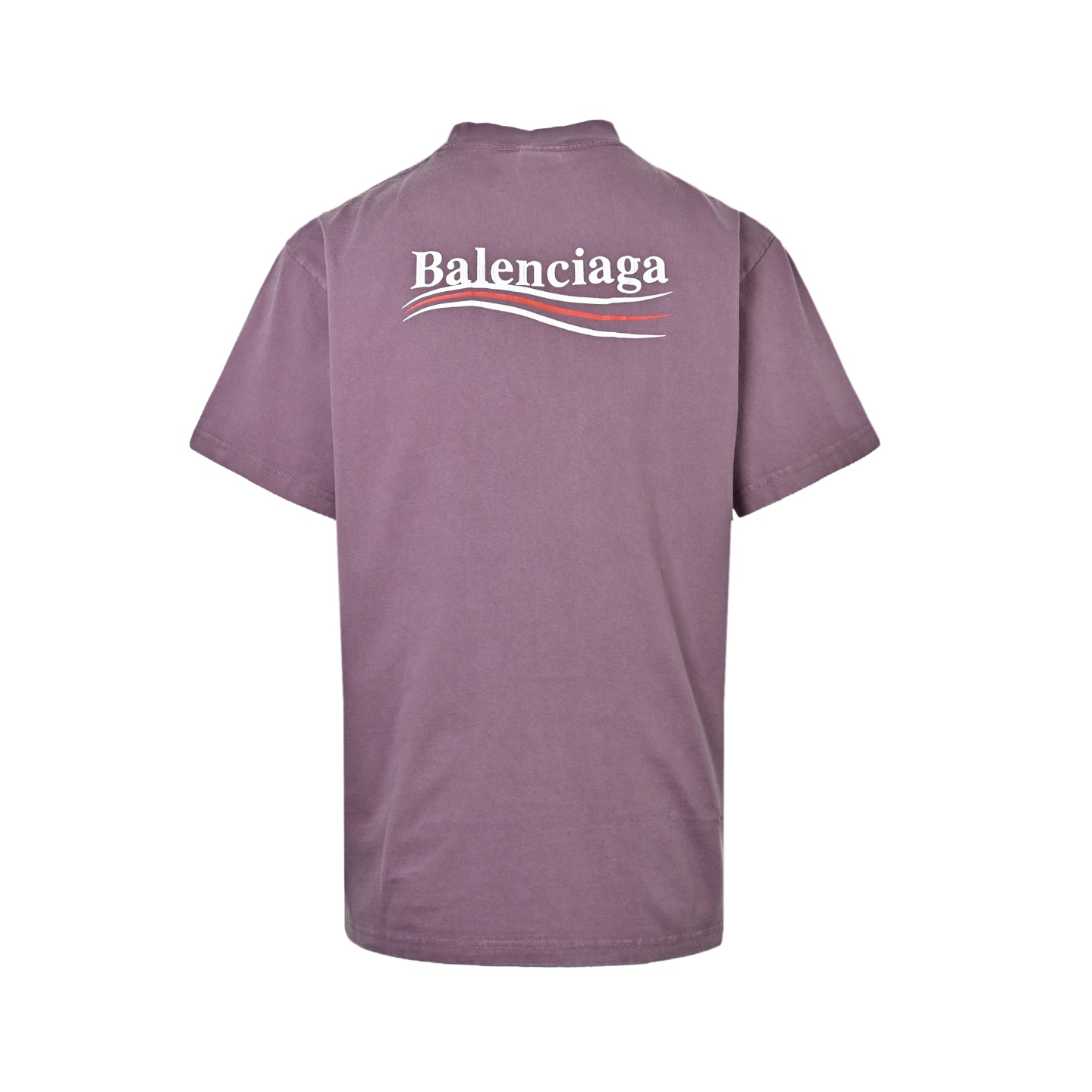 Balenciaga 25ss sun-faded cola print short-sleeve