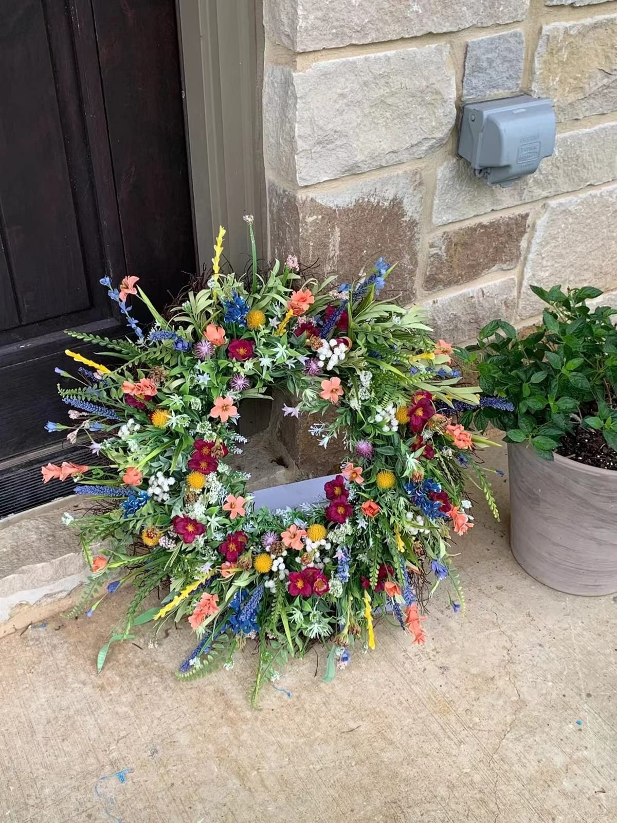 (🔥Last Day Promotion-SAVE 50% OFF)Texas Wildflower wreath-BUY 2 GET 10% OFF & FREE SHIPPING