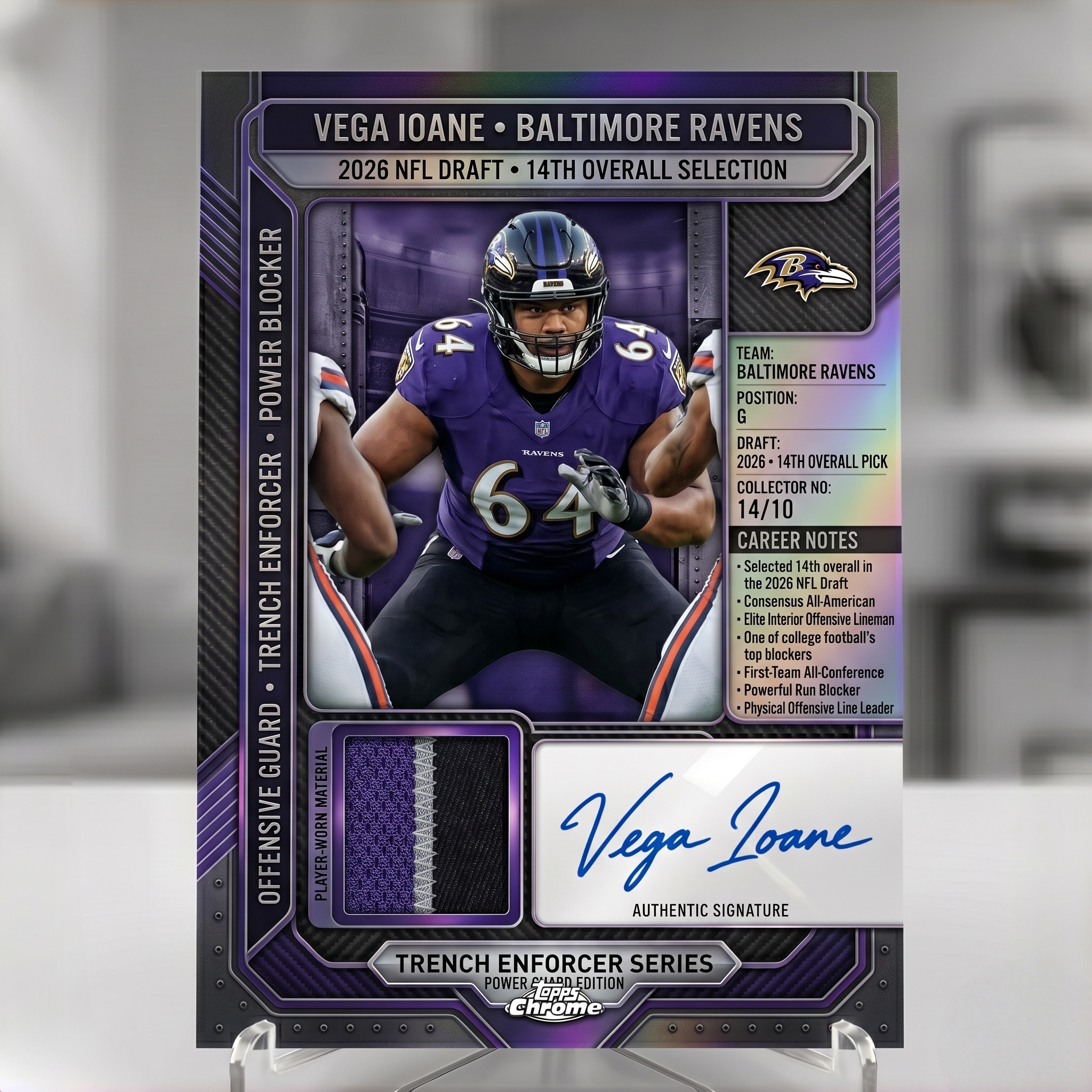 Topps 2026 NFL Draft Elite Top Prospect Hobby Box