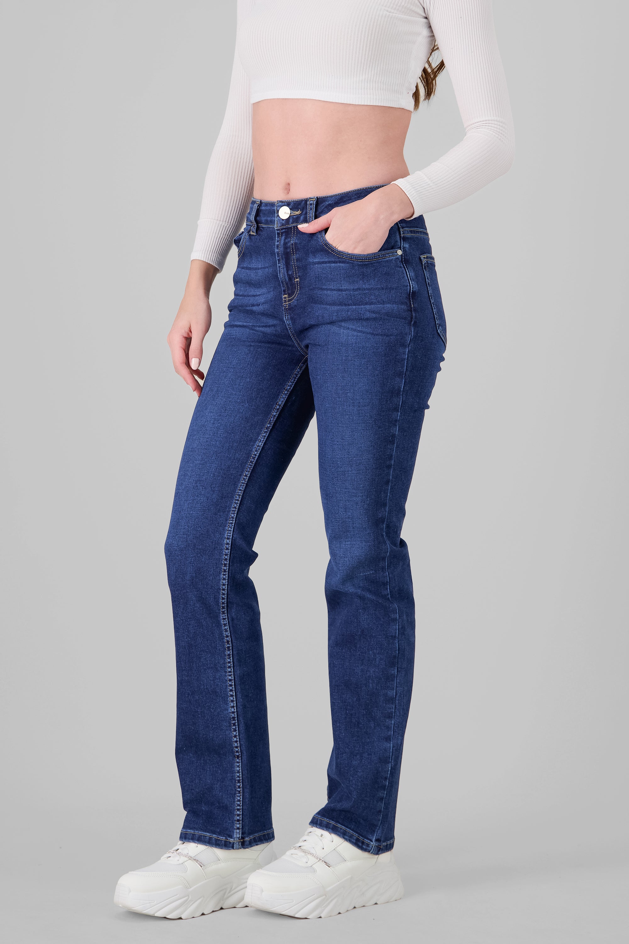 Bootcut Jeans With Slits