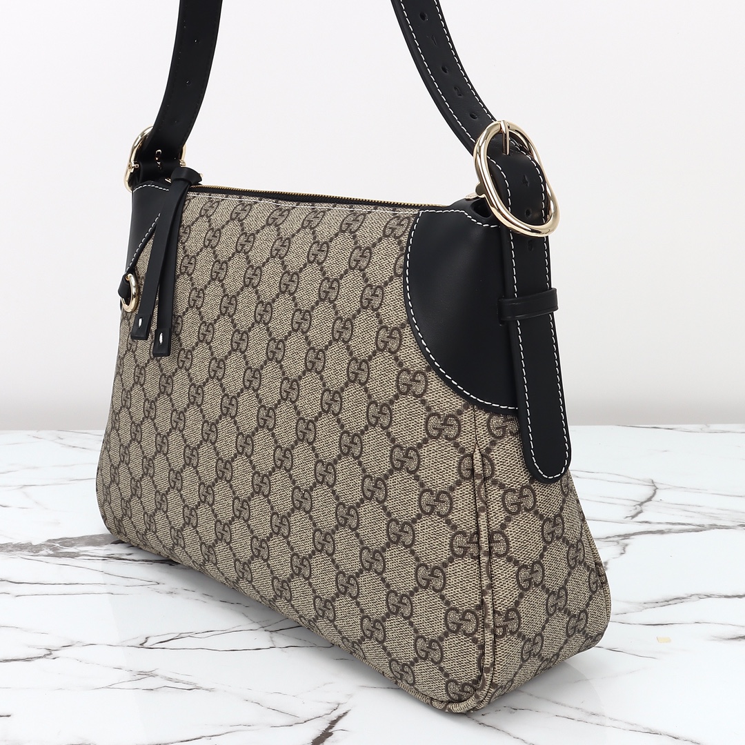 Gucci GG Emblem Medium Shoulder Bag 815216 FAD6L 9741