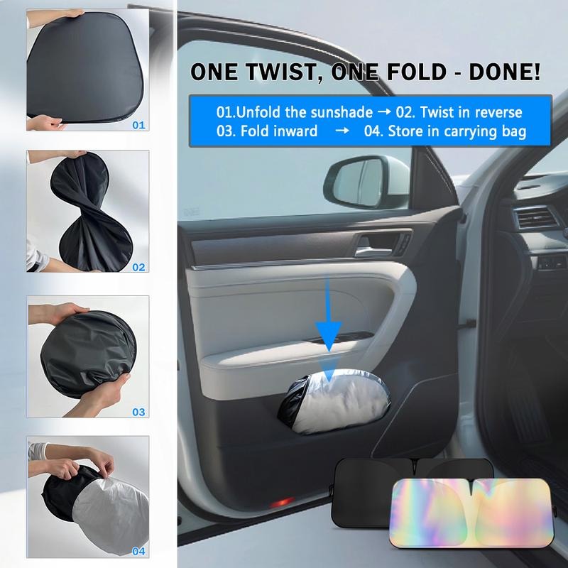 💥ON SALE💥Cool Laser Car Windshield Sun Shade(57x31.5 in)