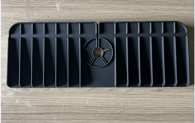 KitchenGuardTM Silicone Faucet Handle Drip Catcher Tray