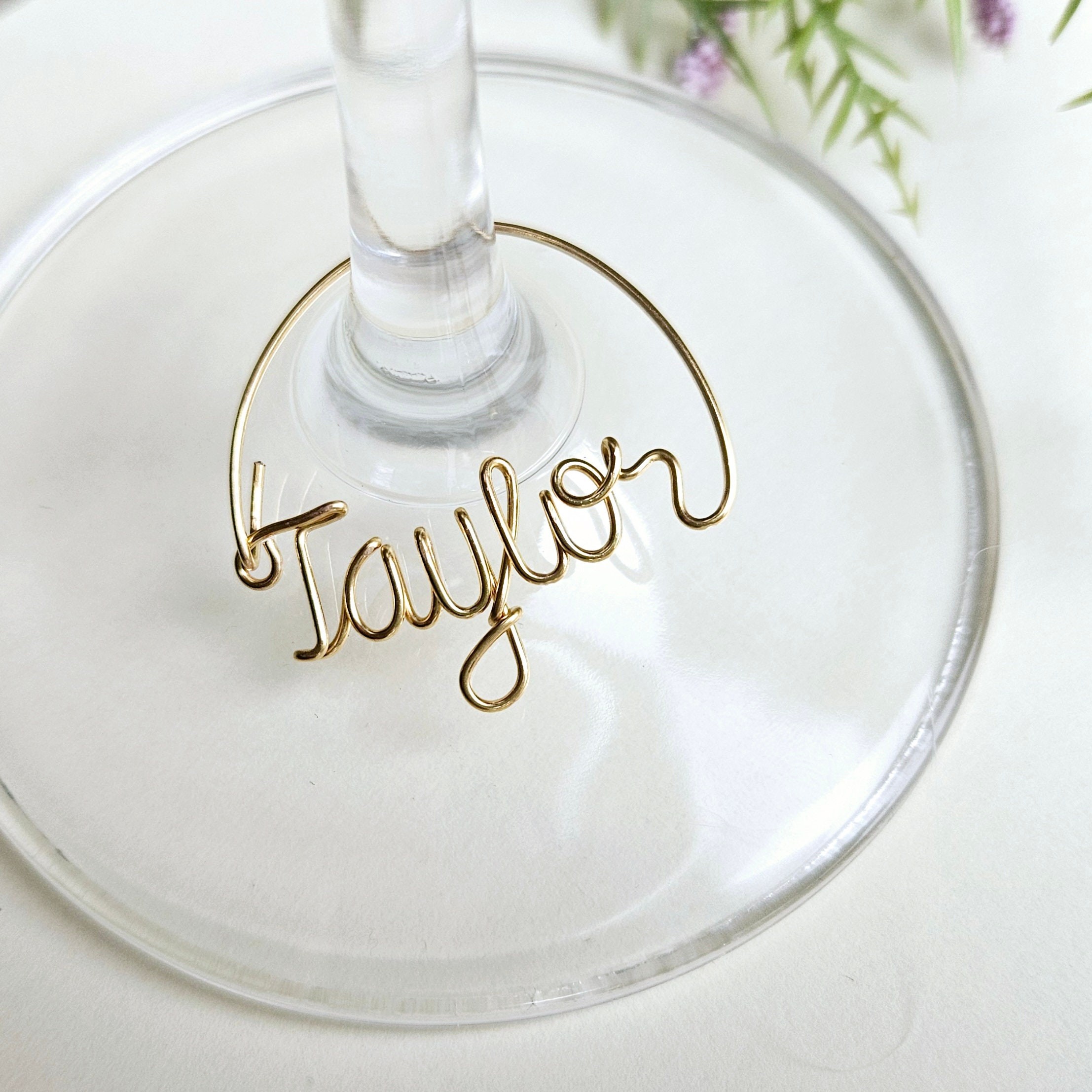Custom Wine glass charm | Bachelorette Decorations