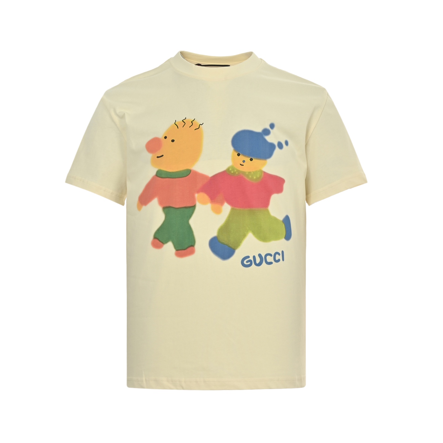 Gucci 25ss fun cartoon series printed short sleeves