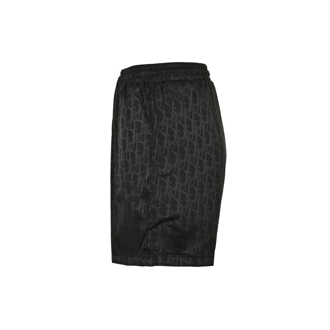 Dior 24ss old flower pattern jacquard beach shorts