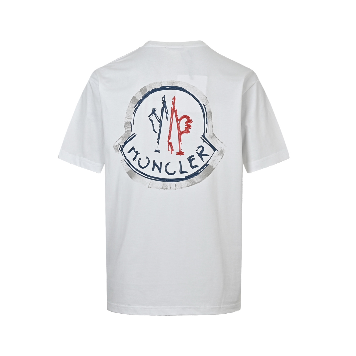Moncler 25ss inkjet logo print short sleeves