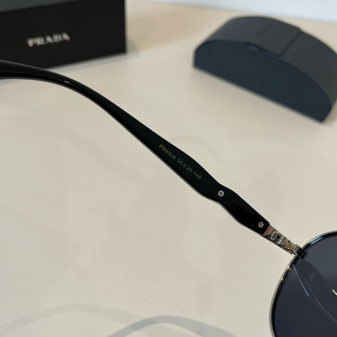 Prada round frame sunglasses