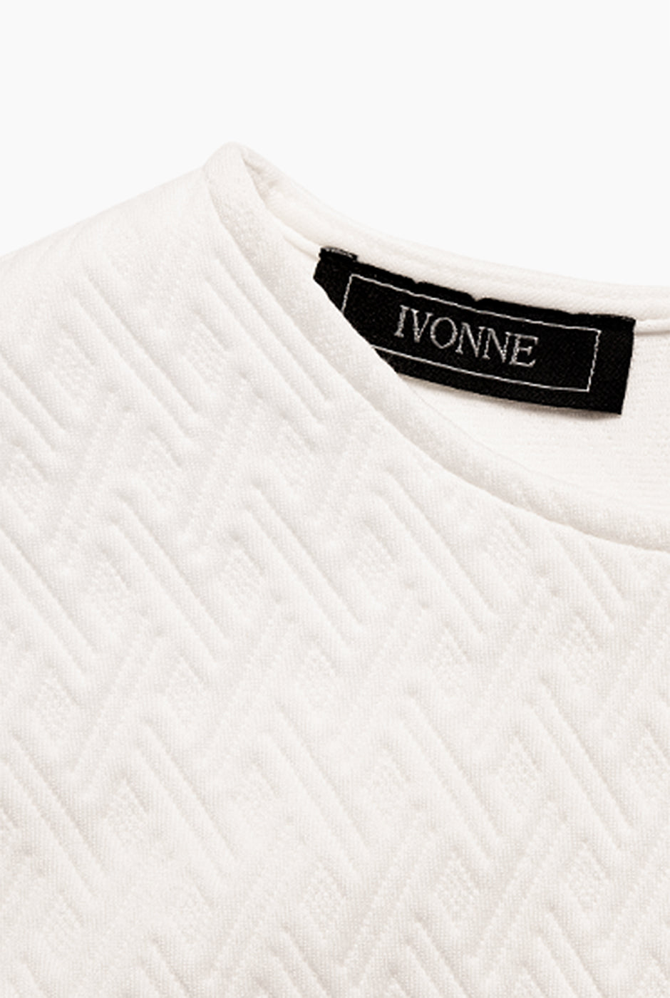 Blusa de manga 3/4 blanca
