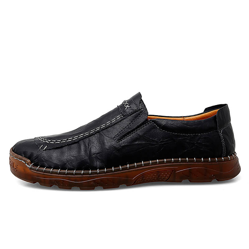 Men's Handmade Slip-on Casual Leather Shoes