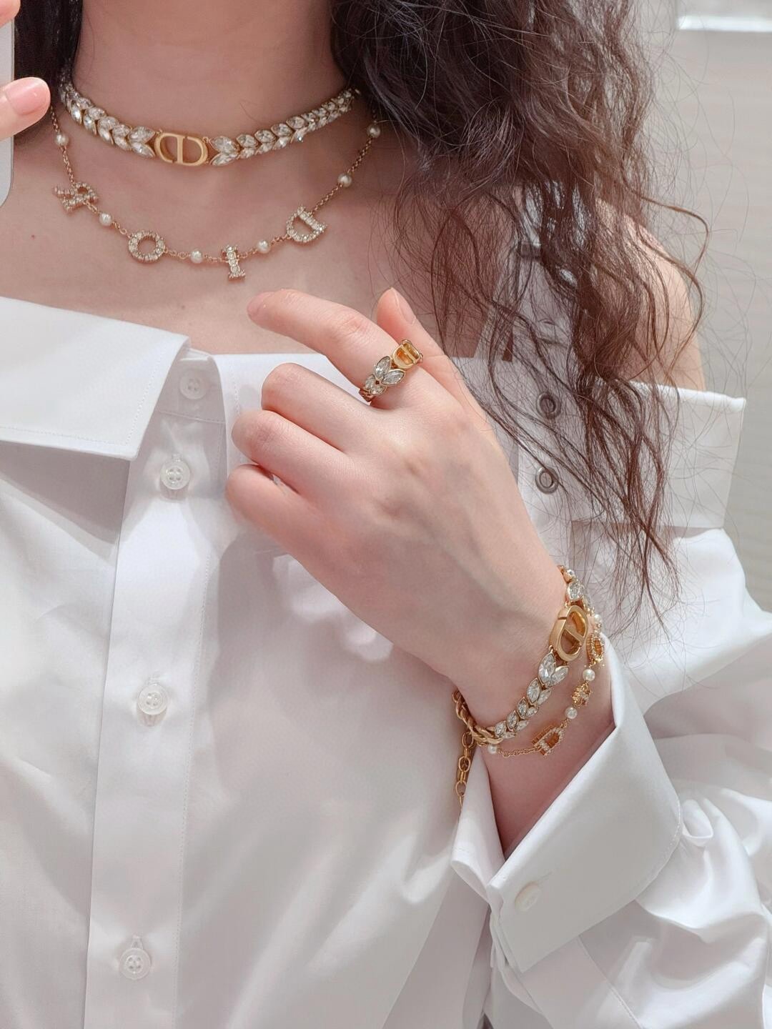 Dior Alphabet Diamond Bracelet