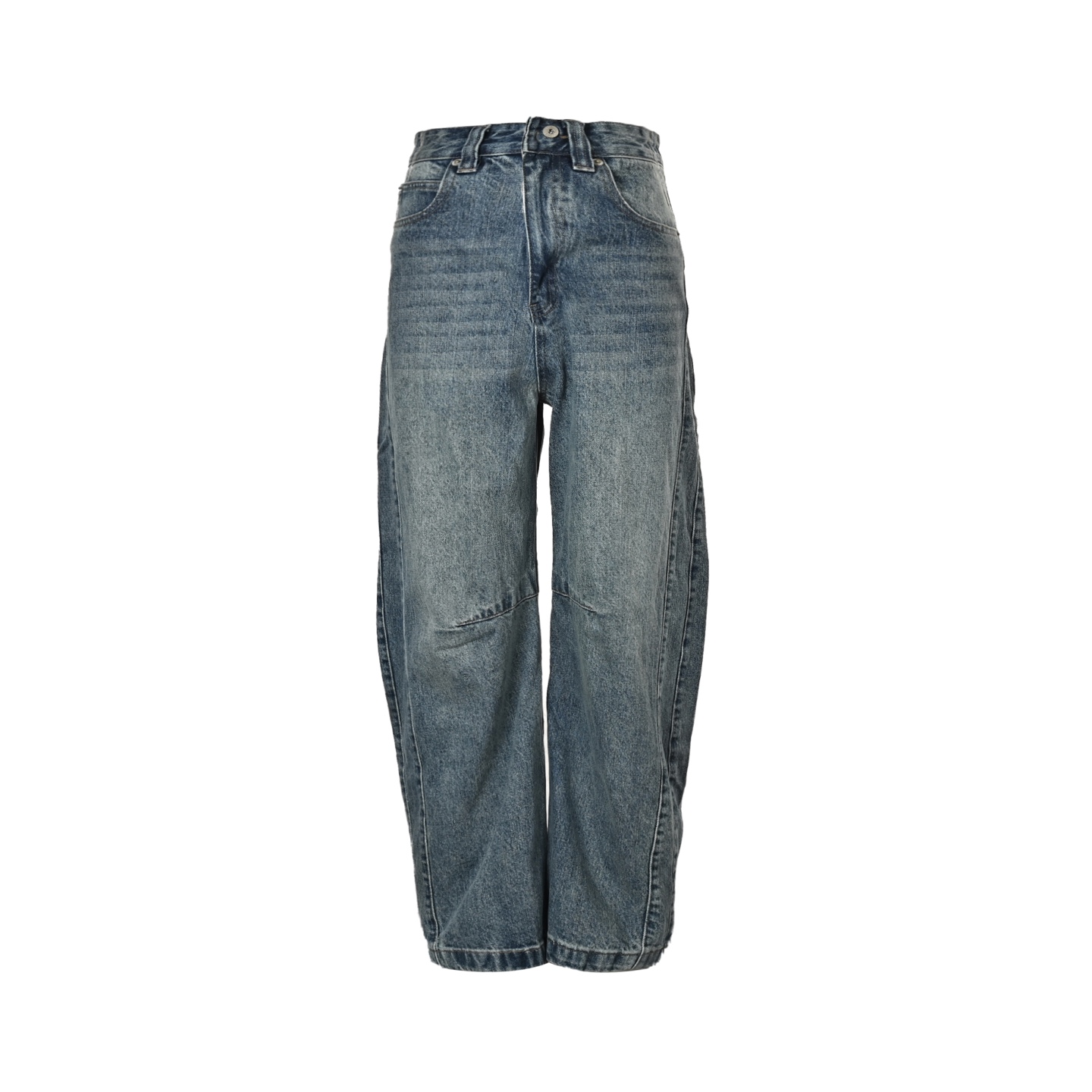 Loewe 25ss solid loose fit scimitar jeans