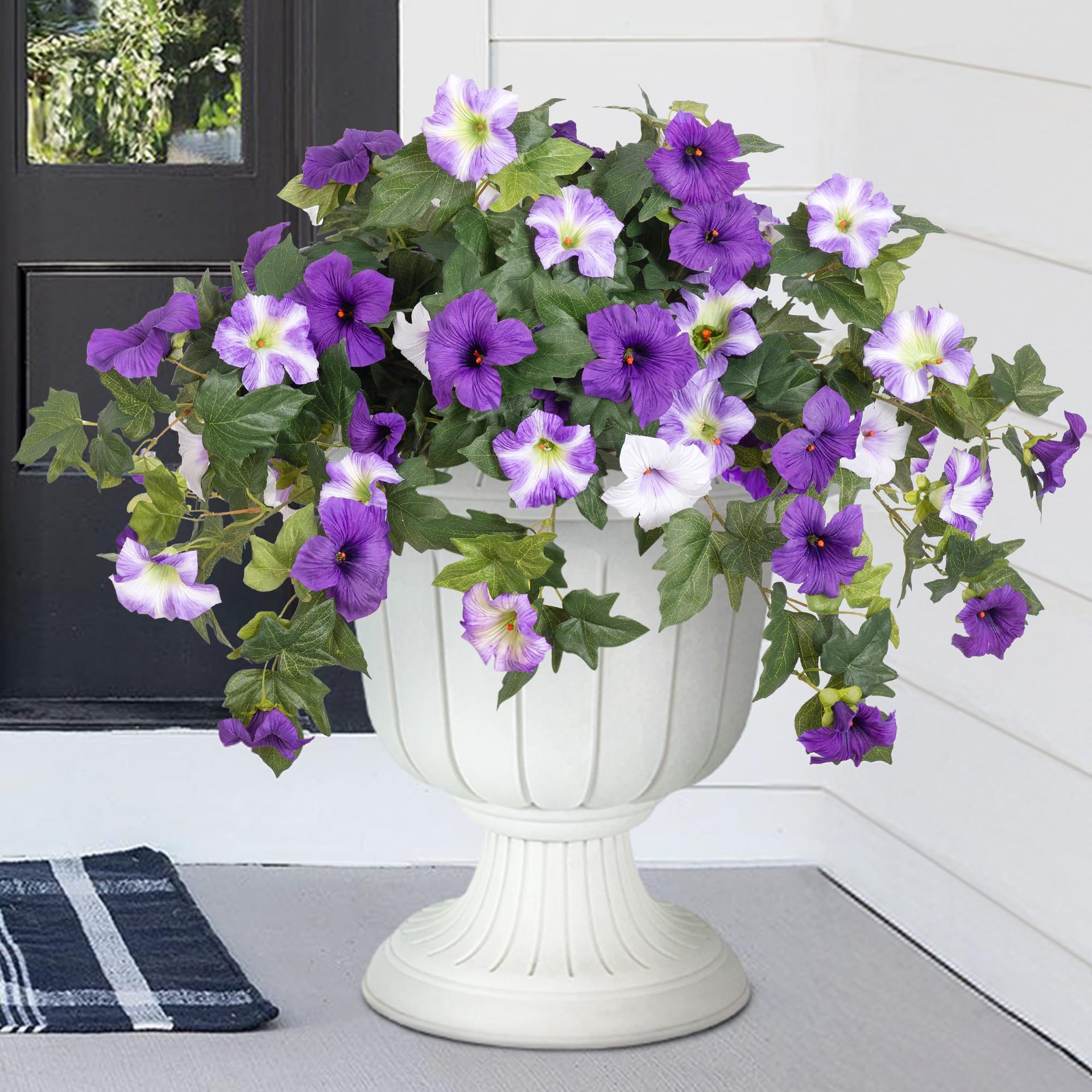 🌺🌺Realistic zero maintenance artificial UV resistant outdoor flowers