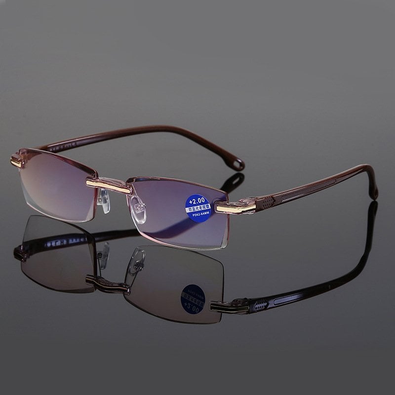 👓Fashion Progressive Multifocus Reading Glasses Anti-Blue Rays Readers for Computer Work,Driving,Outdoors,Daily👓