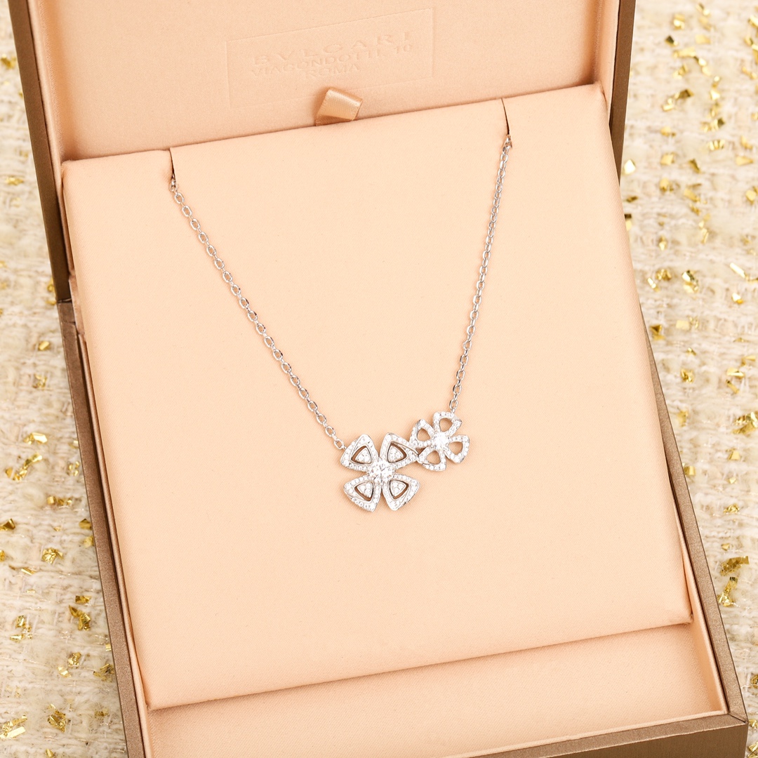 Bulgari Petal Diamond Necklace