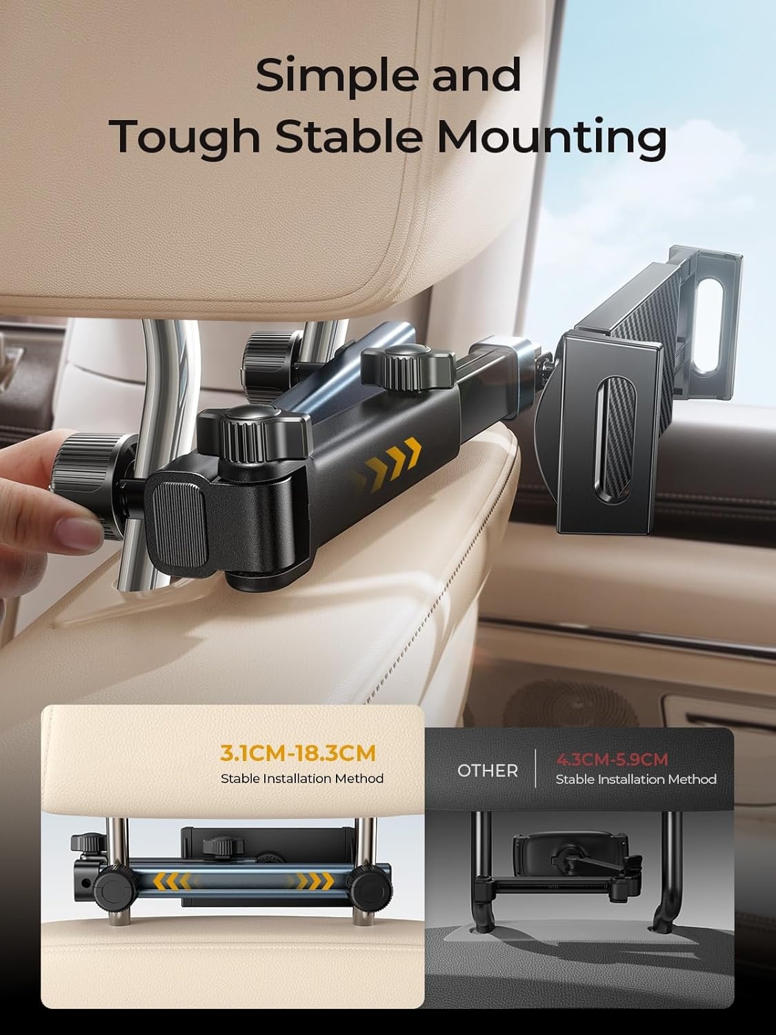 💖Last Day 49% OFF💖3 in 1 for iPad Holder for Car Accessories