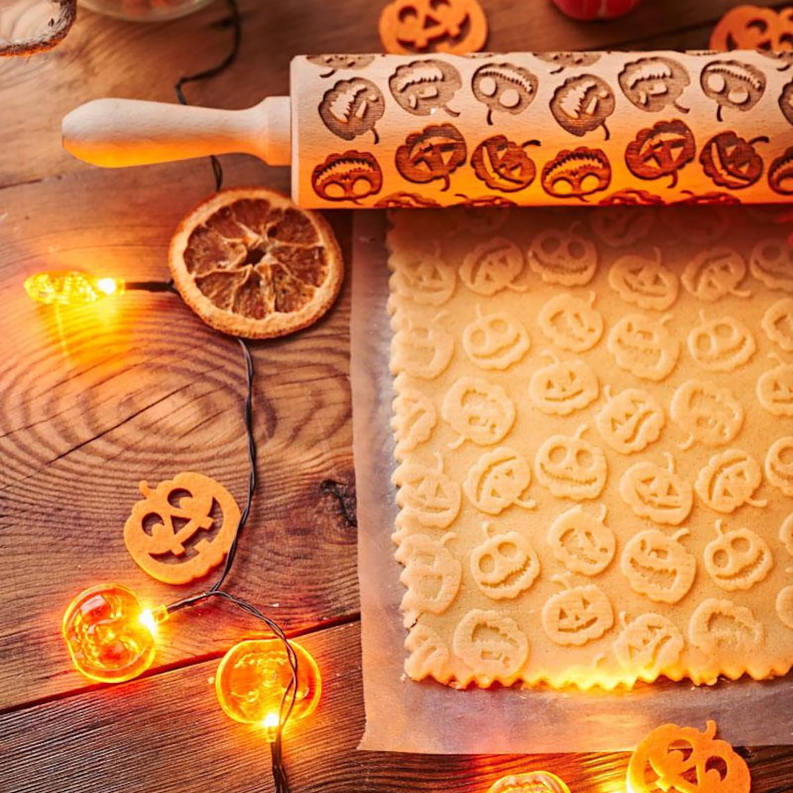 (🎃Early Halloween Hot Sale)PUMPKIN ROLLING PIN