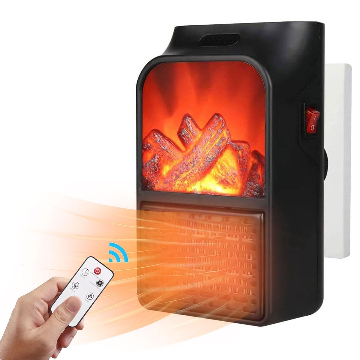 🔥Last Day 50% OFF🔥Dynamic Flame Effect Plug in Heater