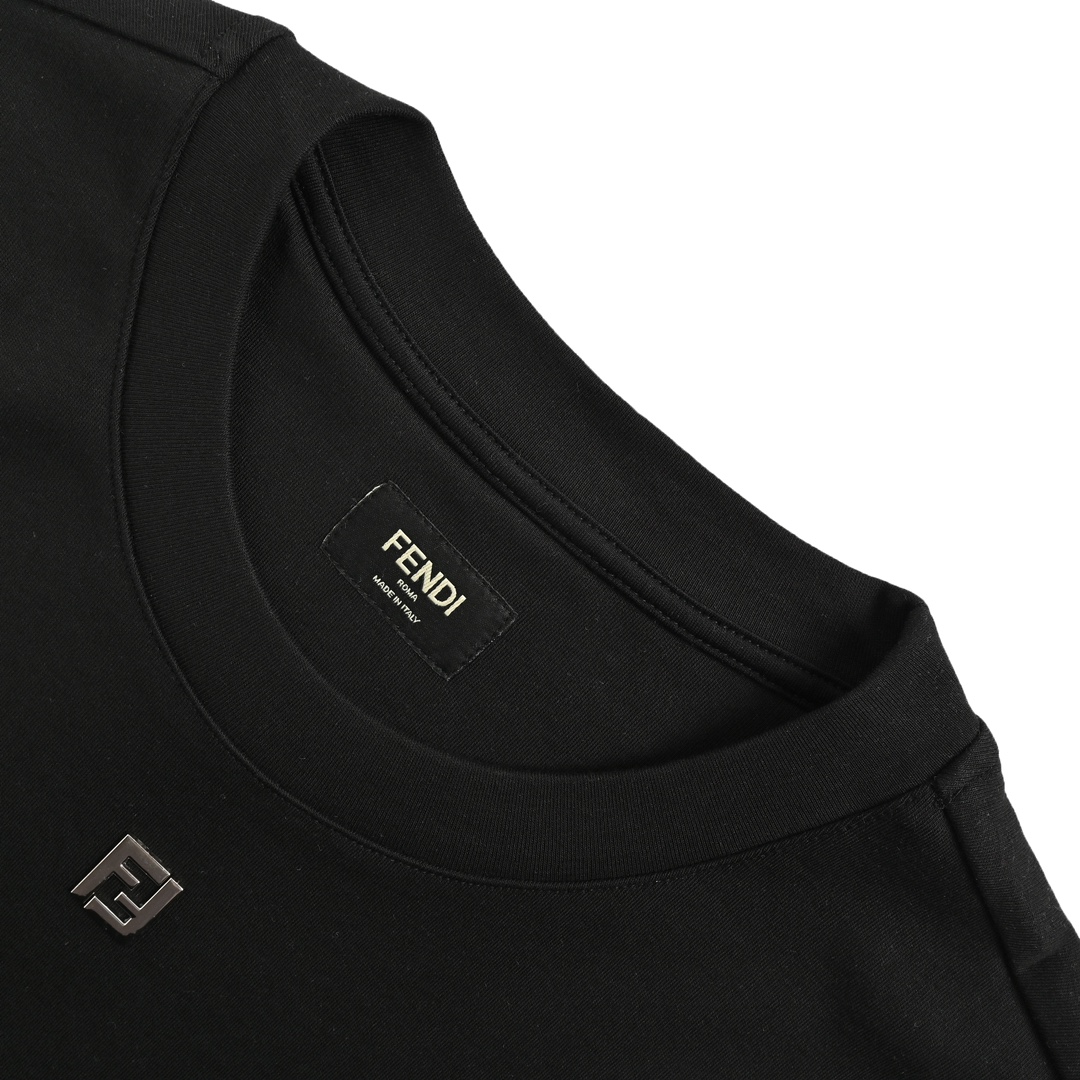 Fendi 24ss collar metal FF short sleeve