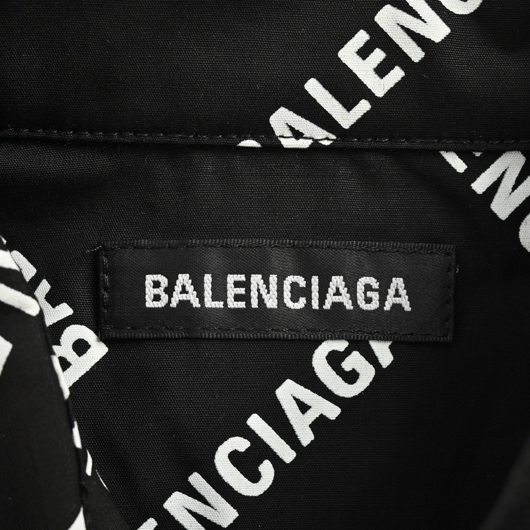 Balenciaga 24ss all-over lettering shirt