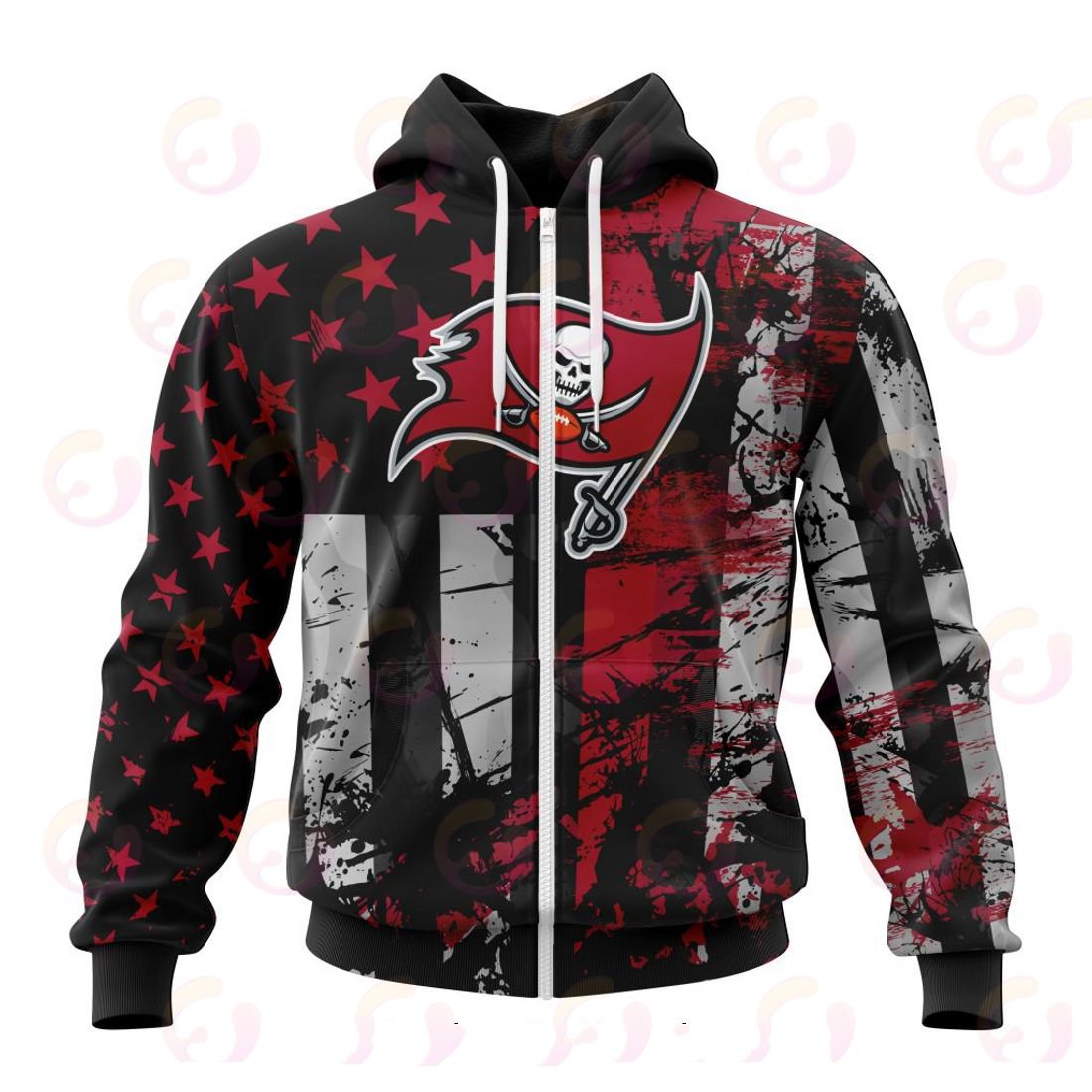 TAMPA BAY BUCCANEERS 3D HOODIE JERSEY FOR AMERICA