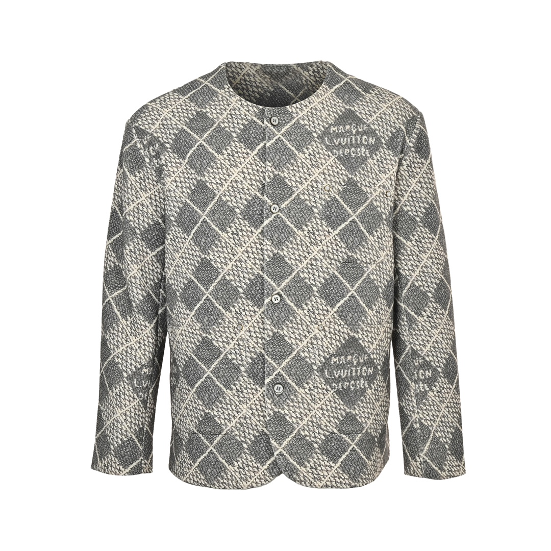 Louis Vuitton 24Fw diamond collarless jacket