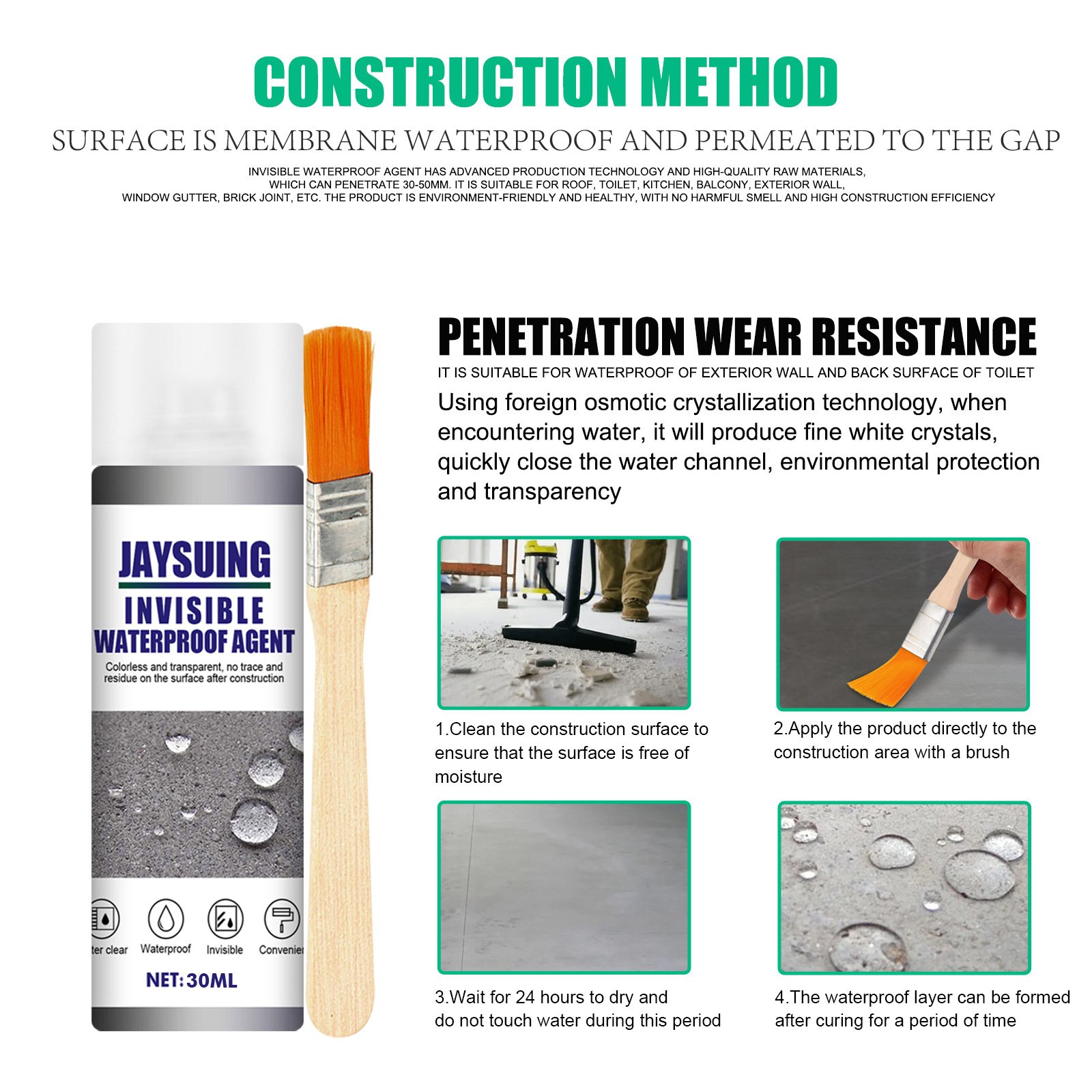 (⚡Last Day Flash Sale-50% OFF)Nano Invisible Anti Leaking Spray-Buy 5 Get 5 Free & Free Shipping