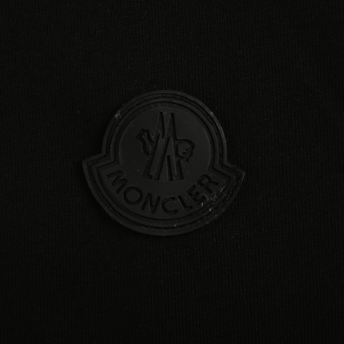 Moncler 25ss chest patch back letter print short sleeves