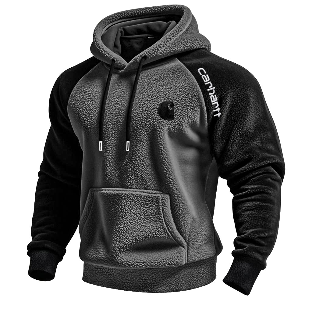 Carhartt Winter Fleece Hoodie with Contrast Sleeves