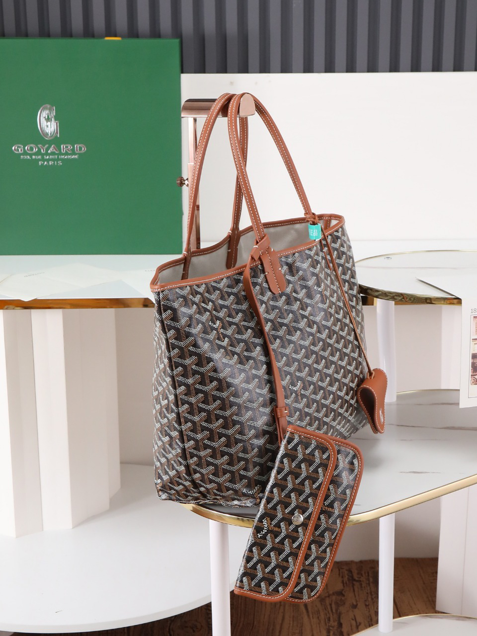Goyard saint louis small shopping bag 020146