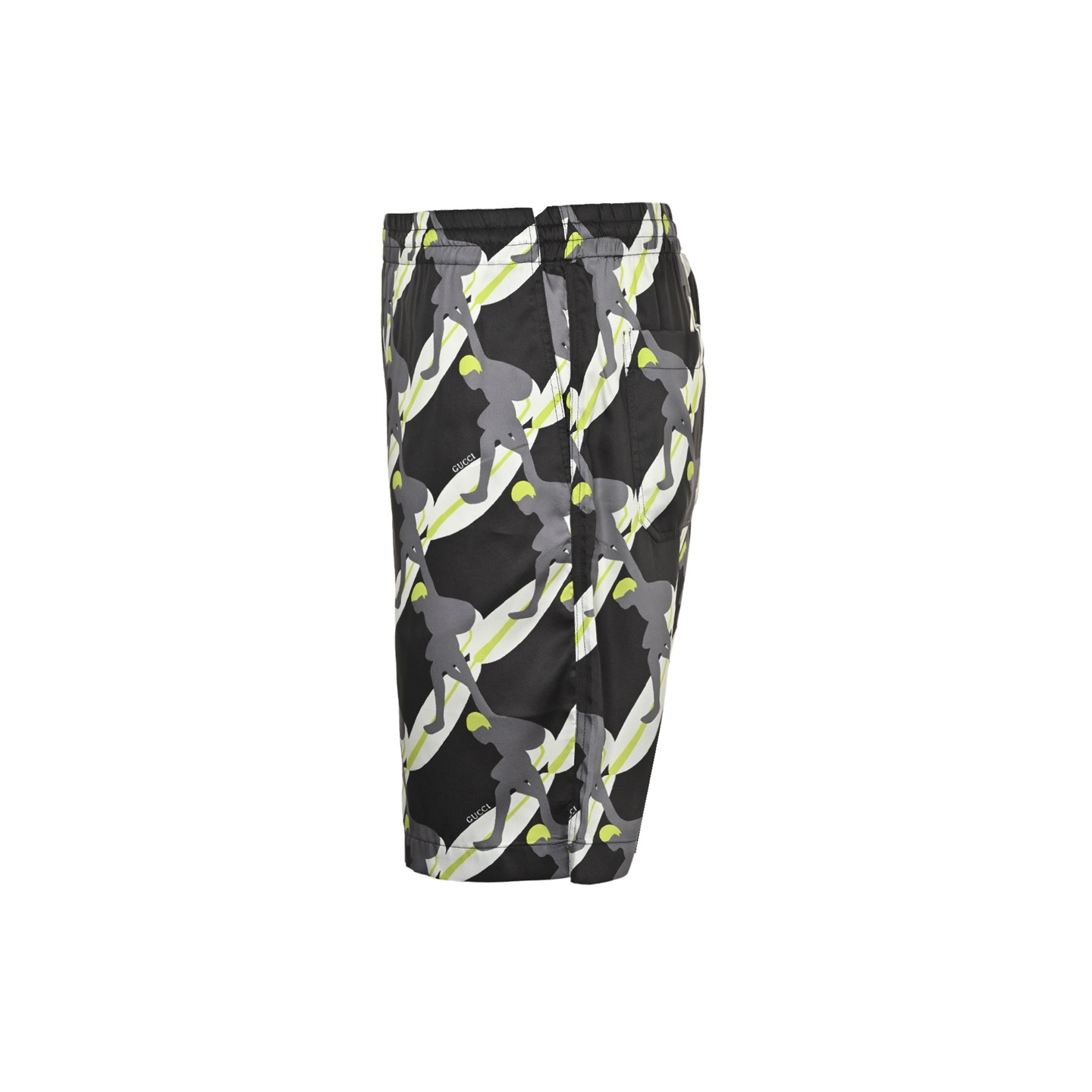 Gucci 25ss surf silk shorts set