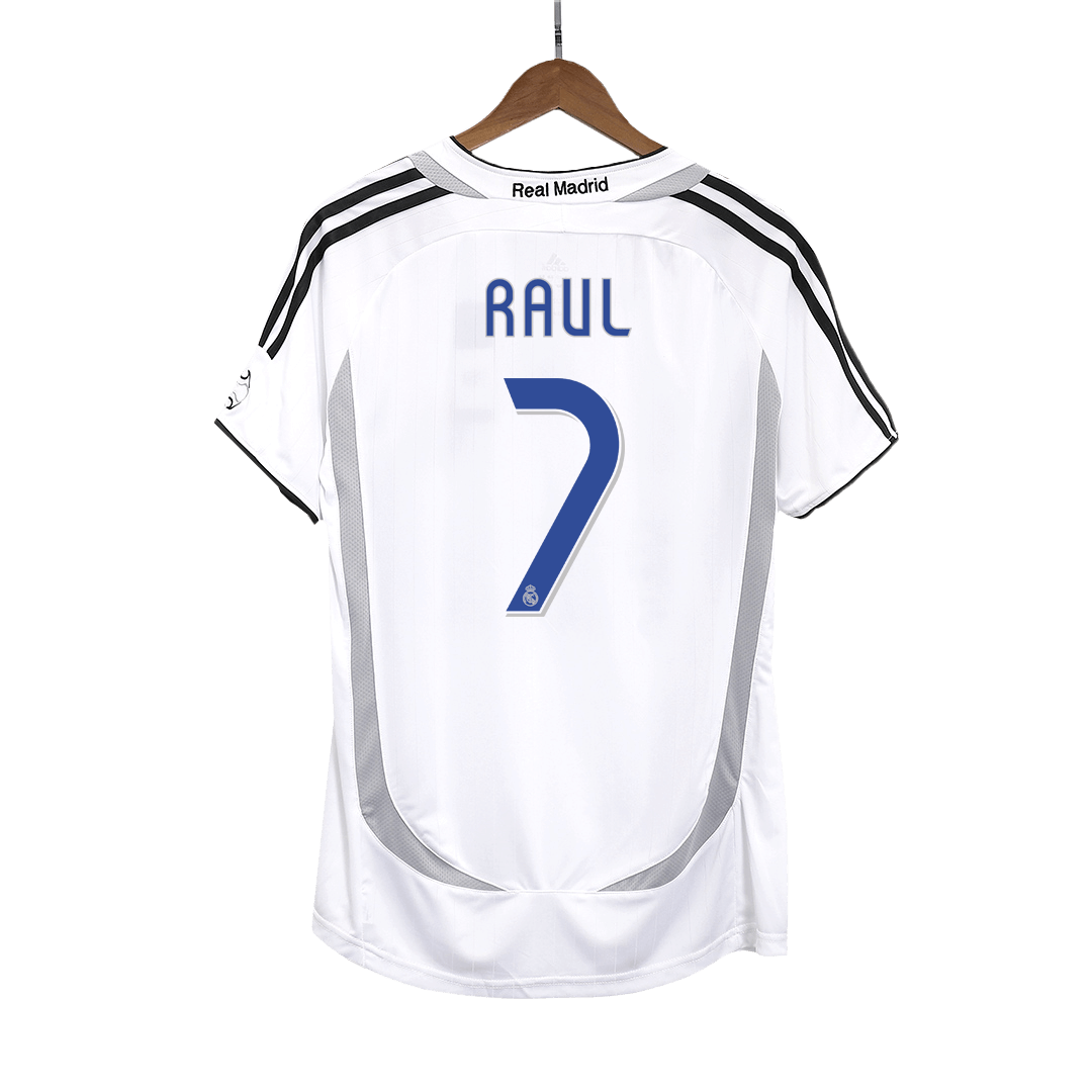 RAUL #7 Retro Jersey Real Madrid Away Football Shirt 2006/07