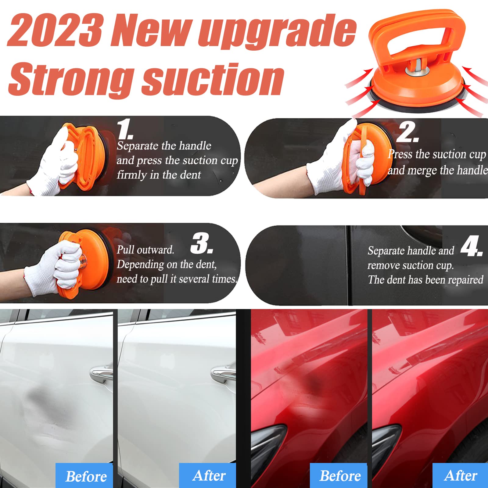 (🔥Last Day Promotion - 70% Off)Fairmrsy®-Car Body Dents-Remover Puller Cups/2023 Newly upgraded strong suction-BUY 2 SETS 10%OFF & FREE SHIPPING