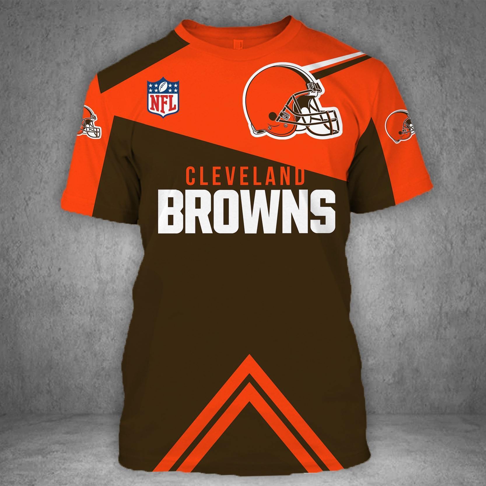 CLEVELAND BROWNS LOVE HOODIE 3D VIP 82